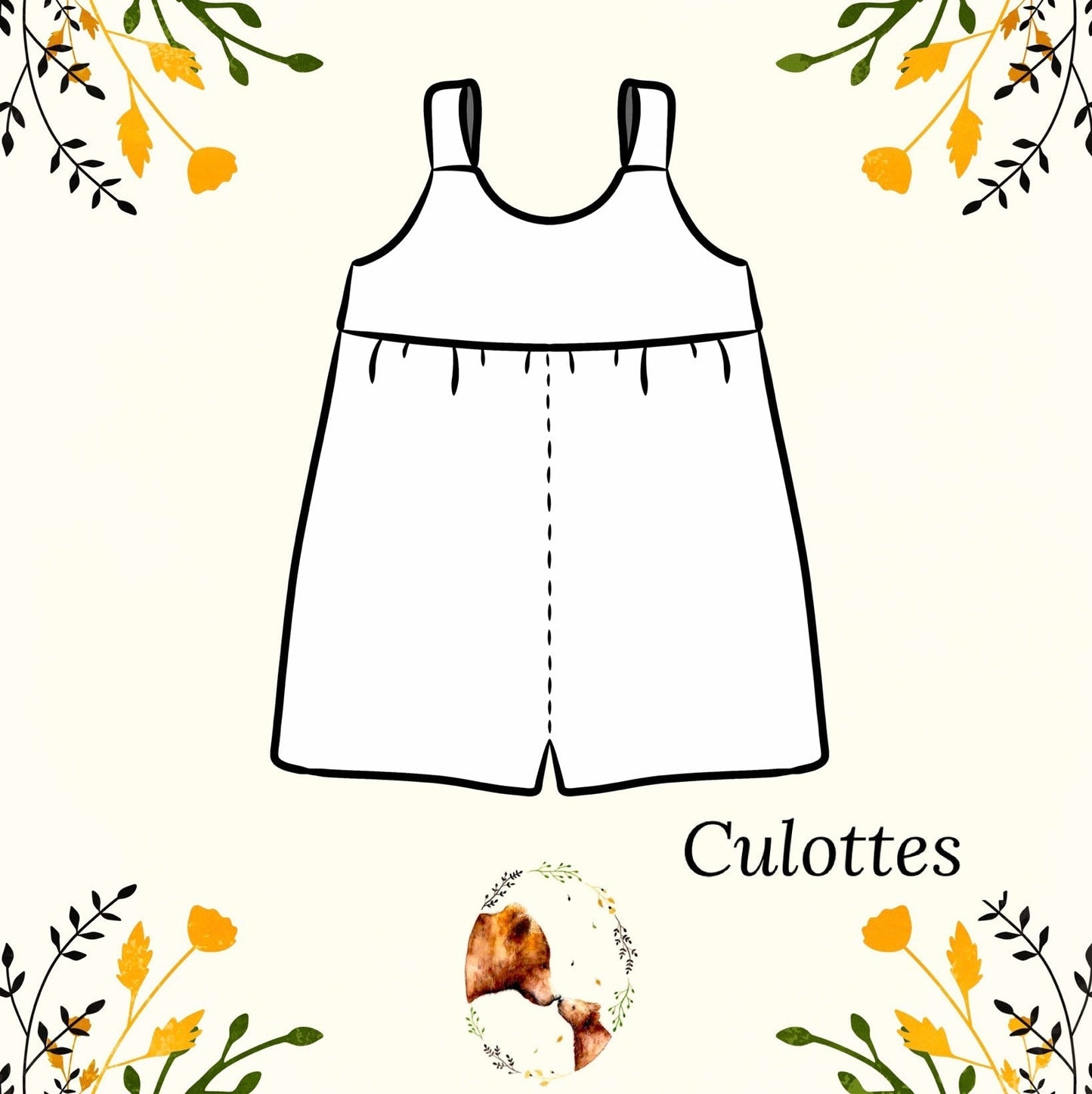 Culottes - Rose Floral