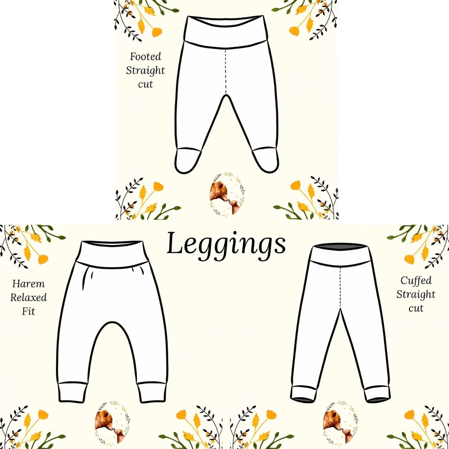 Leggings - Puffins