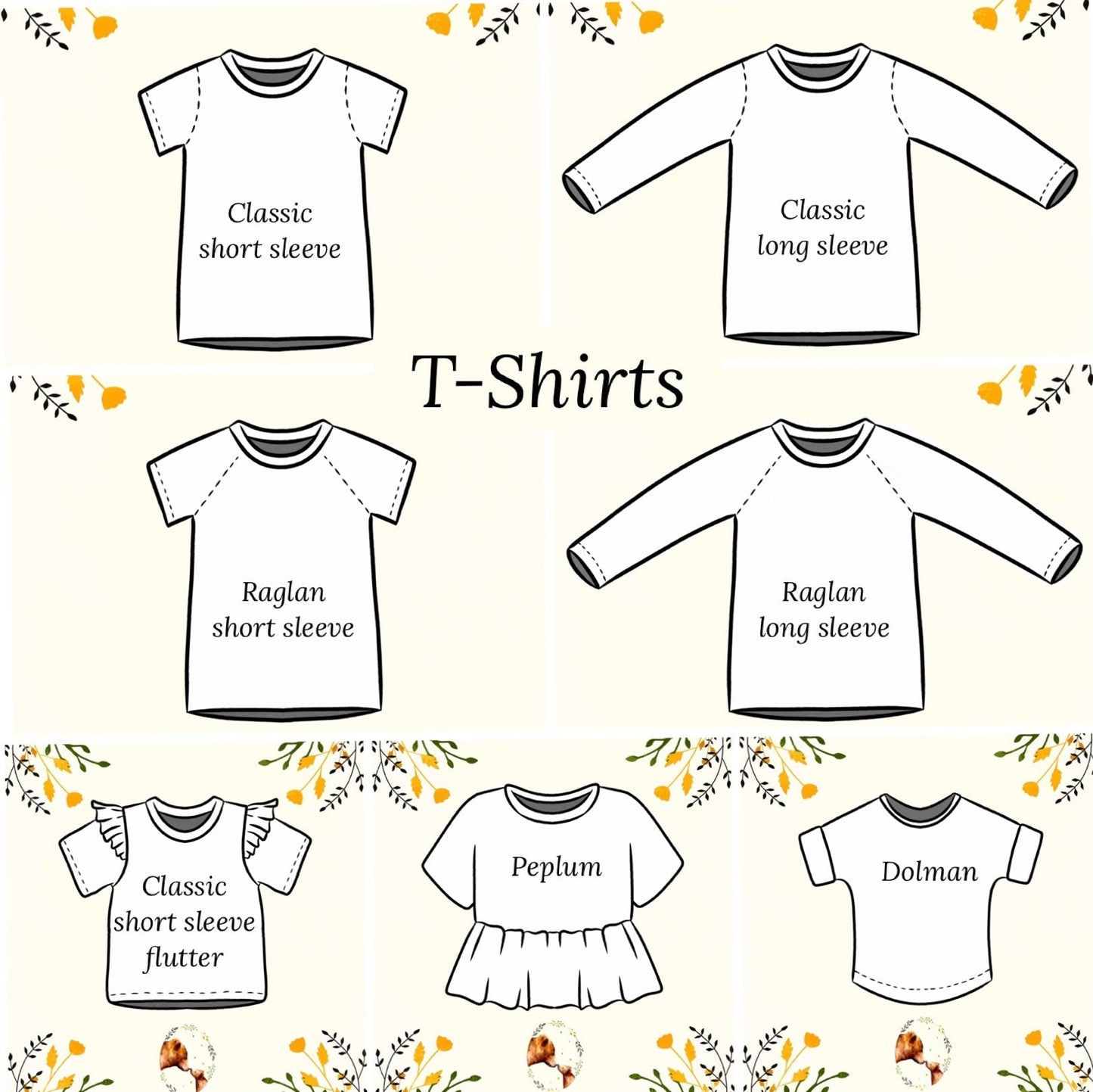 T-shirts - Rose Floral