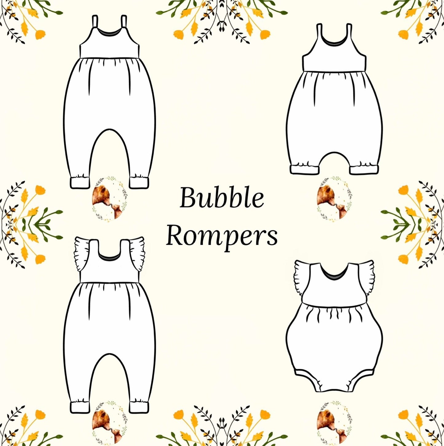 Bubble Rompers - Summer Beach